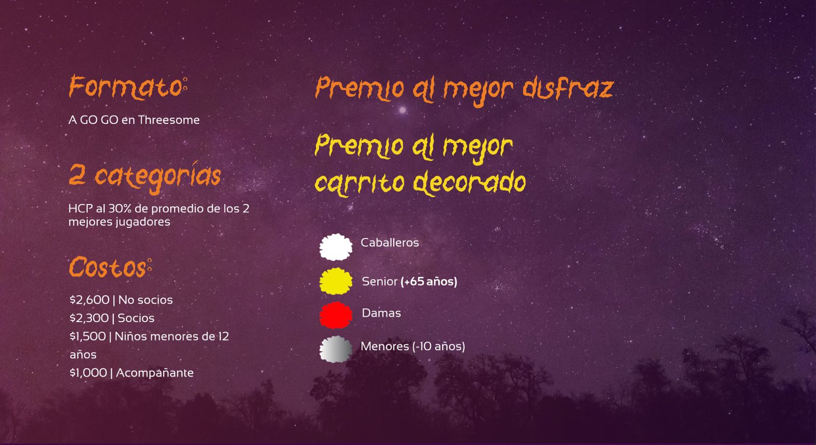 Torneo de Golf Nocturno Dinámica